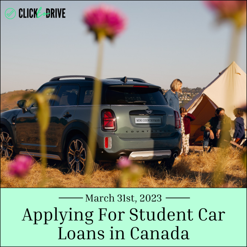 Applying For Student Car Loans in Canada - Click to Drive