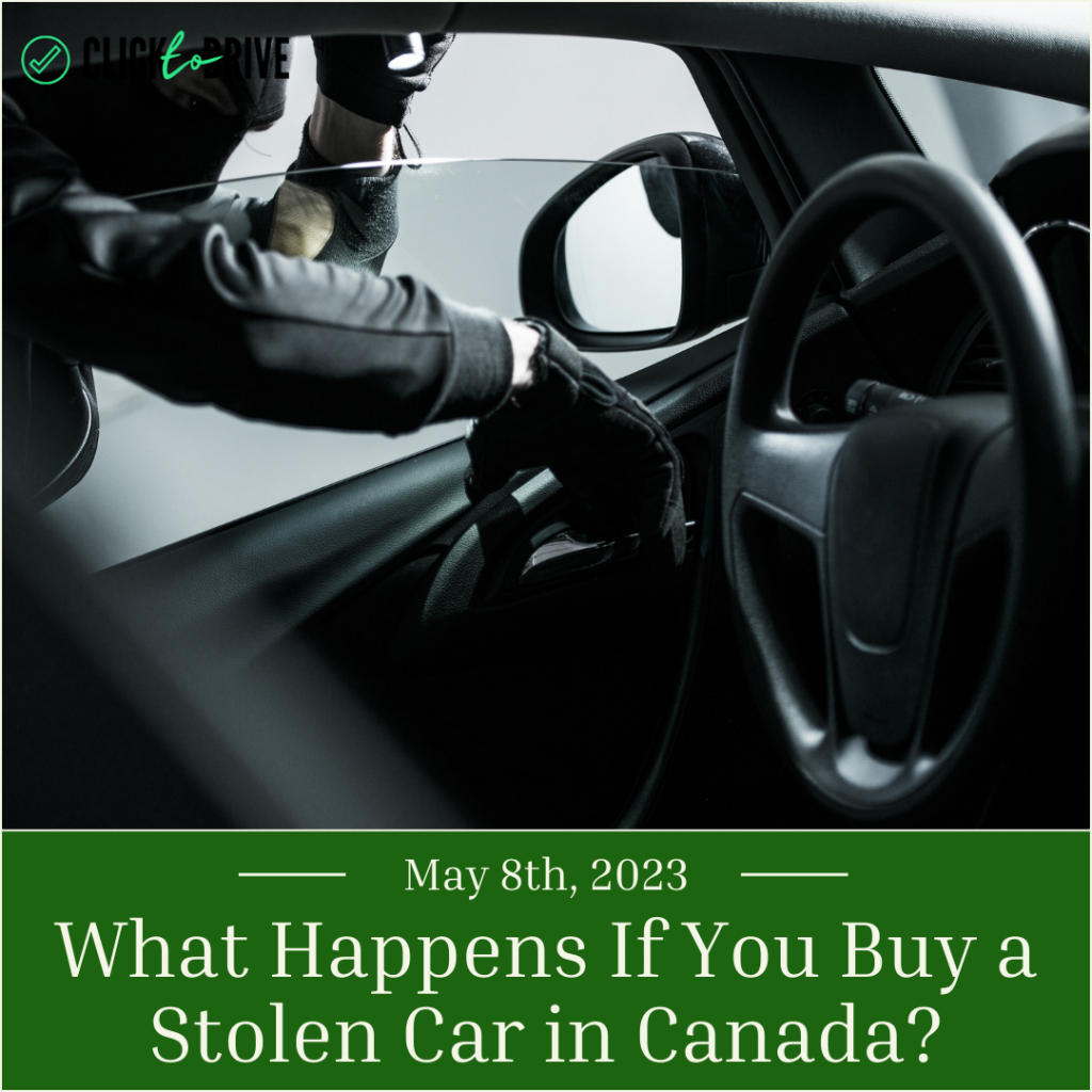 What Happens If You Accidentally Bought a Stolen Car